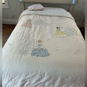 Pottery Barn kids princess bedding